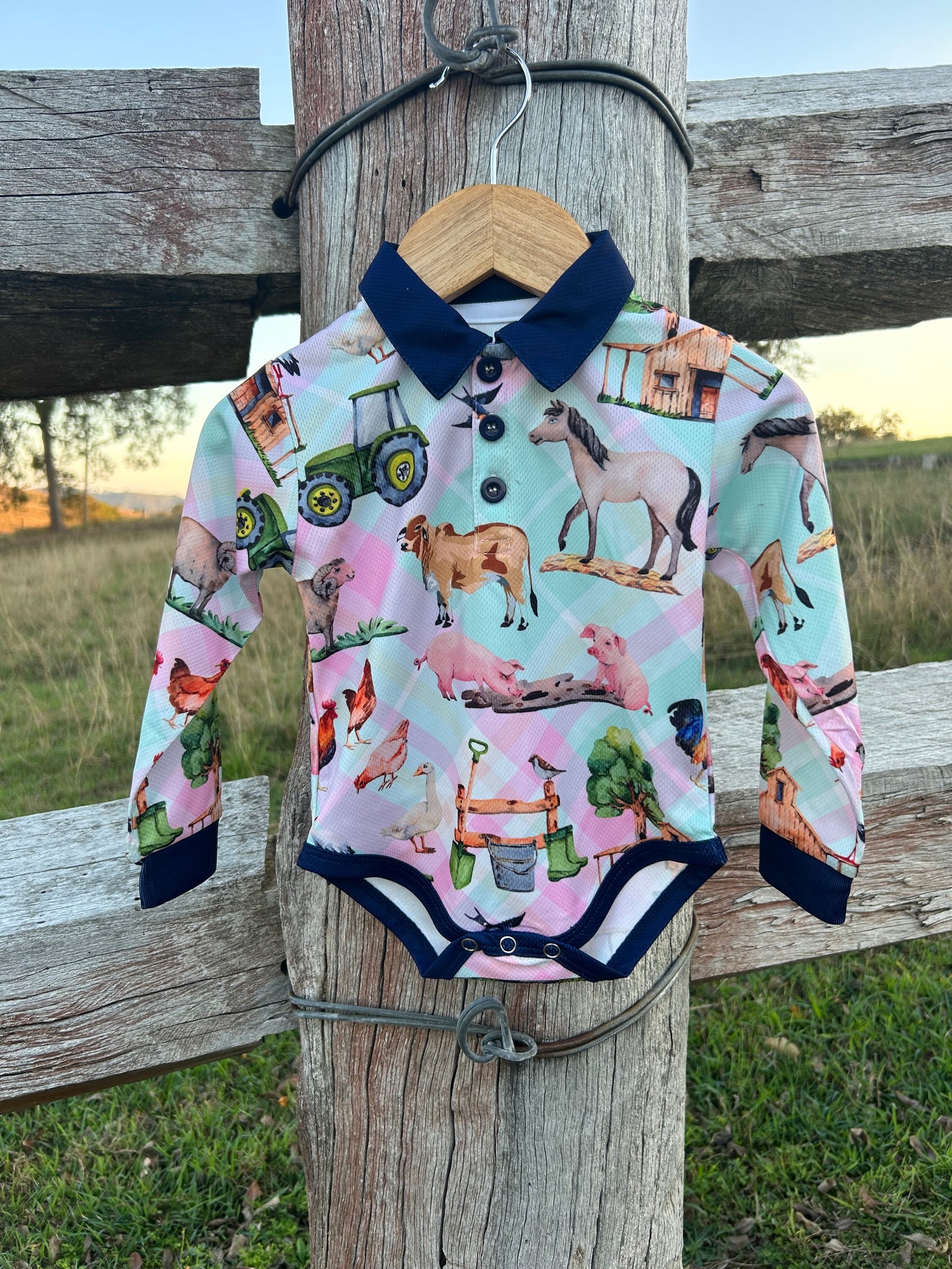 Farm Yard  - Sun Shirt / Fishing Shirt