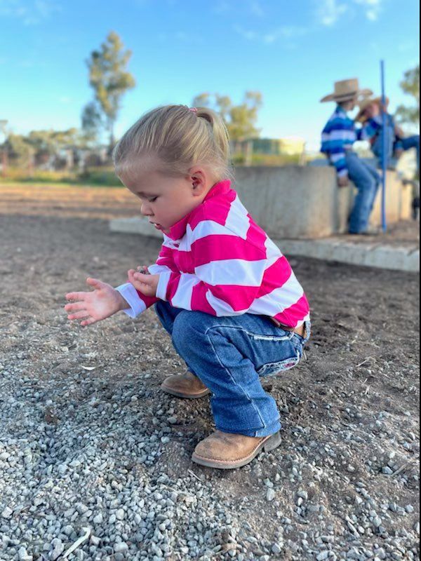 Girls Long Sleeve Polo