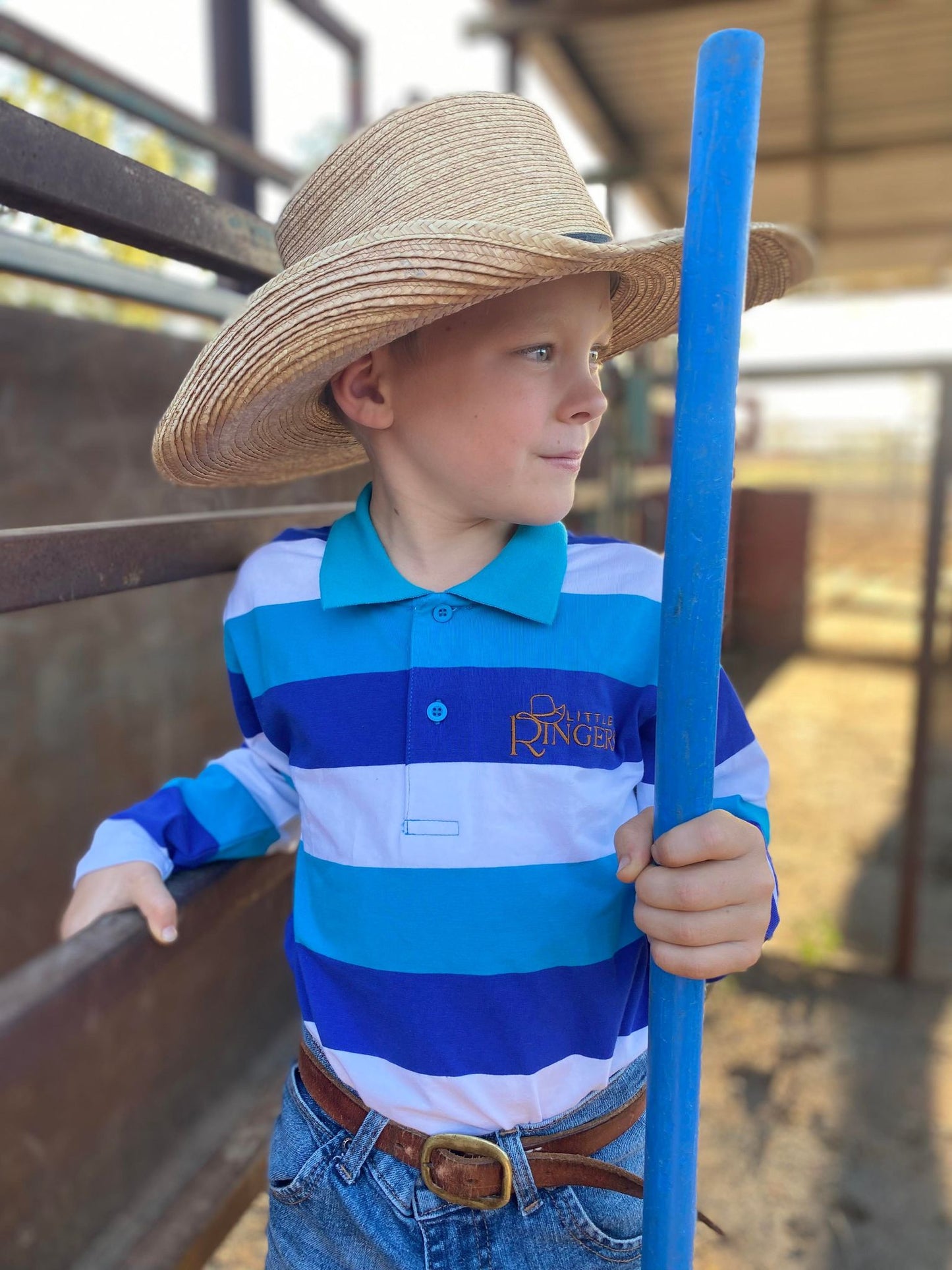 Boys Long Sleeve Polo