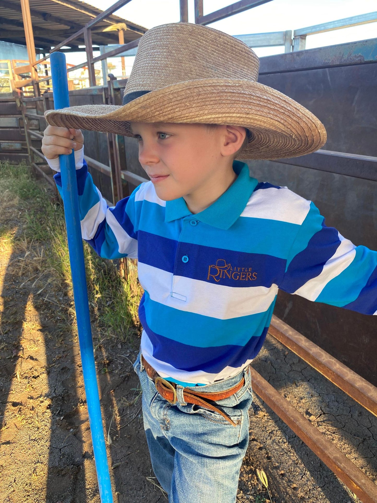 Boys Long Sleeve Polo