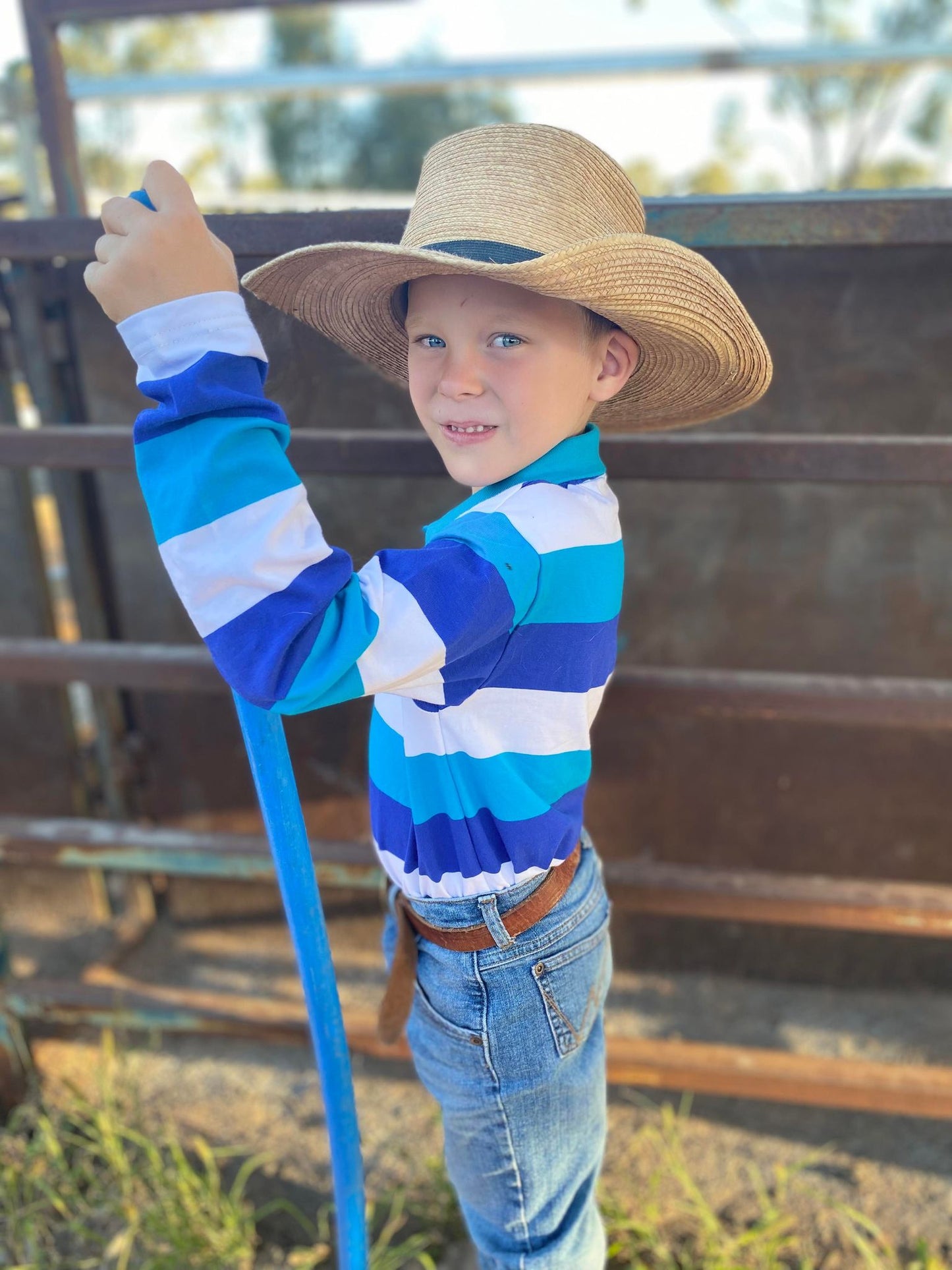 Boys Long Sleeve Polo